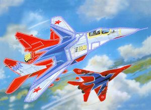 Матренин Посад - Частичная вышивка 28x34