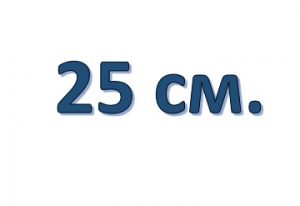 Молнии спираль обувные Тип 7, 25 см.