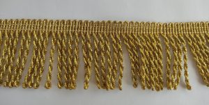 Бахрома золото и серебро, ширина 4,5 см.