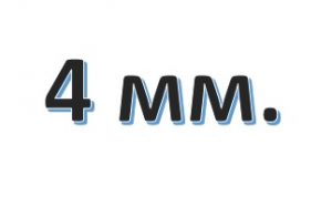 Резина шляпная 4 мм.