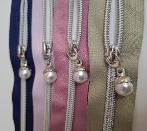 Молнии спираль Тип 7, слайдер Жемчуг